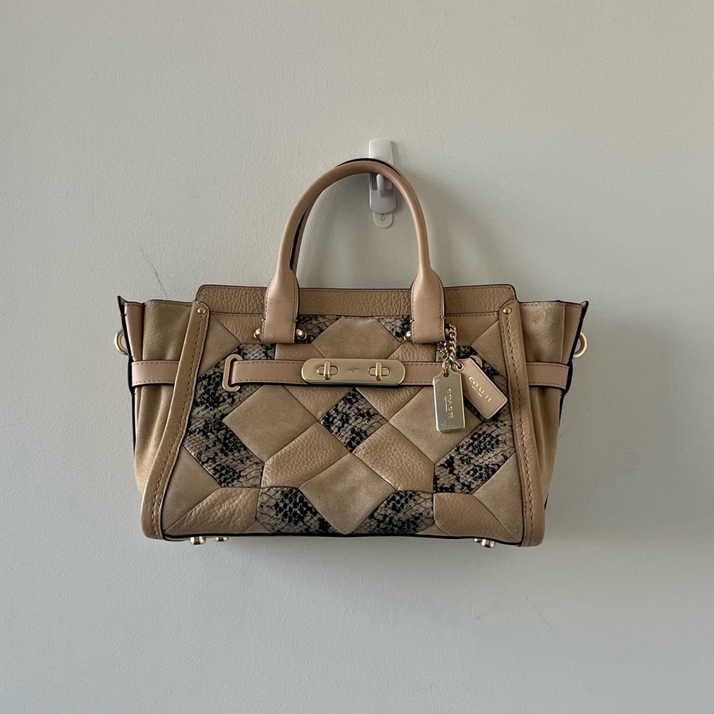 Coach Patchwork Swagger Bag - Picture 5 of 12
